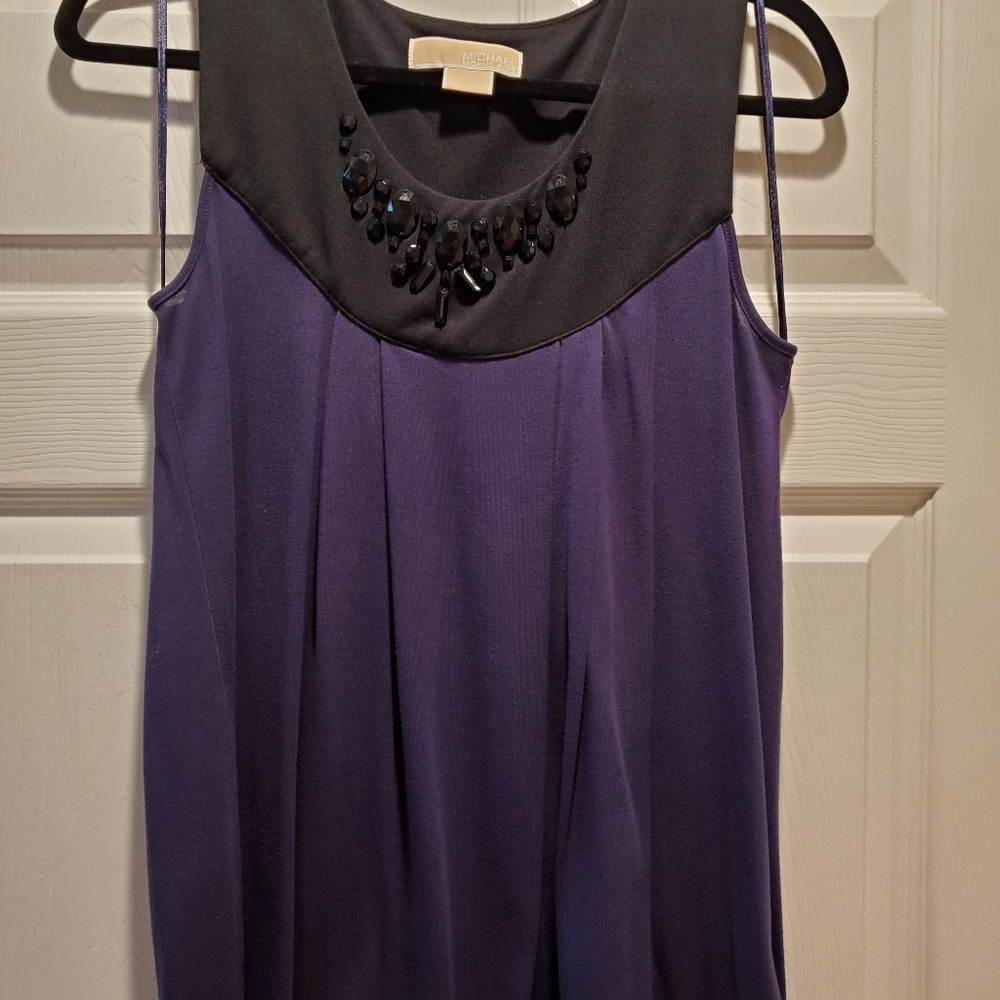 Michael Kors jeweled bib tank